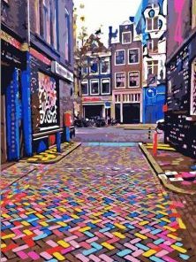 Amsterdam Street Paint By Number