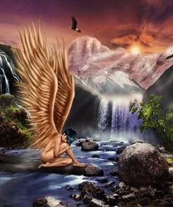 Angel Of Waterfall Paint By Number