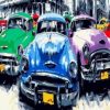 Antique Car in Havana Paint By Number