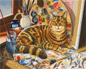 Artist Cat Paint By Number