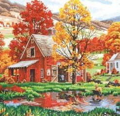 Autumn Farmhouse Paint By Number