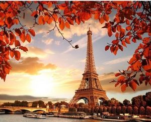 Autumn Of Paris Paint By Number