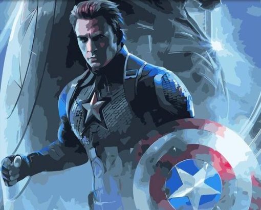 Endgame Captain America Paint By Number