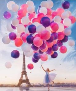 Balloons Paris Paint By Number