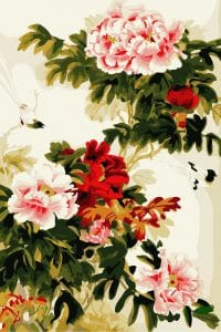 Beautiful Peony Flowers Paint By Number