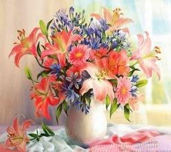 Bloom Flowers Bouquet Paint By Number
