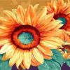 Blooming Sunflowers Paint By Number