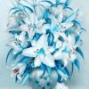 Blue Heart Lily Paint By Number
