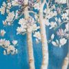 Blue White Flower Tree Paint By Number