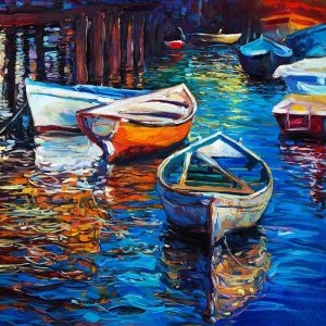 Boats And Sea Paint By Number