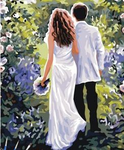 Bride And Groom Paint By Number