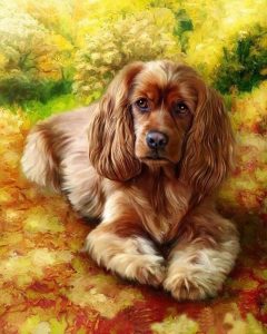 Brown Dog Paint By Number