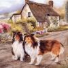 Cabin Dogs Paint By Number
