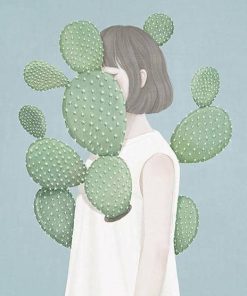 Cactus Girl Paint By Number