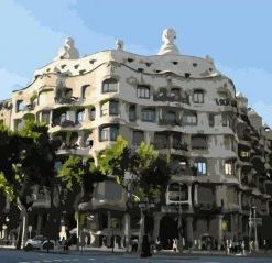 Casa Mila Barcelona Paint By Number
