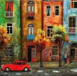 Colorful City Dreams Paint By Number