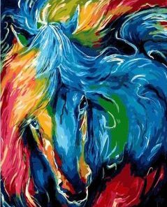 Colorful Horse Paint By Number