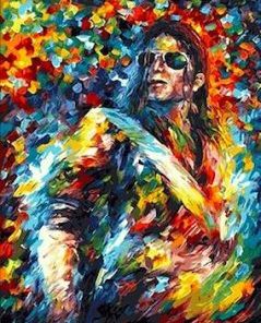 Colorful Michael Jackson Paint By Number