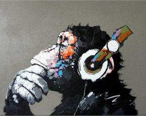 Colorful Monkey Paint By Number