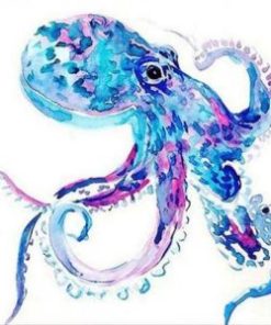 Colorful Octopus Paint By Number