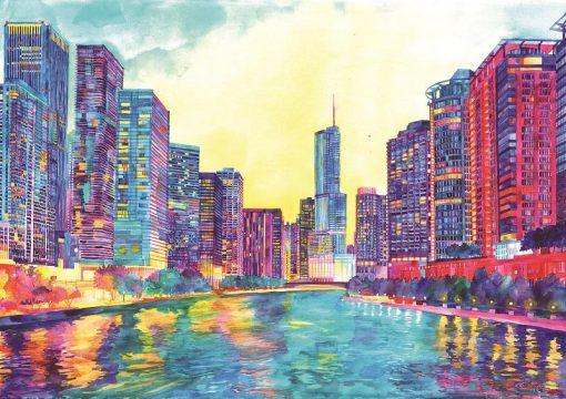 Colorful Chicago Paint By Number