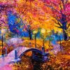 Colorful Park Paint By Numbers