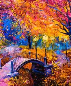 Colorful Park Paint By Numbers