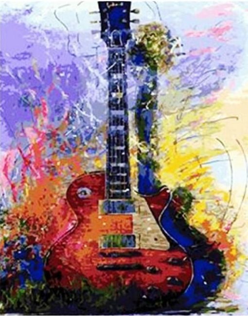 Cool Guitar Paint By Numbers