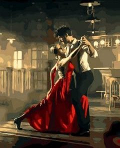 Couple Dancing Tango Paint By Number