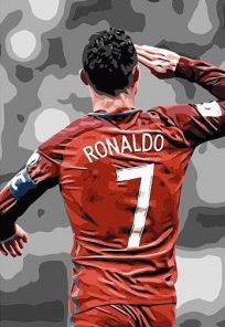 Cristiano Ronaldo Paint By Number