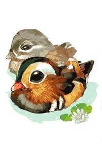 Cute Goose Paint By Number