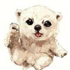 Cute Polar Bear Paint By Number