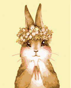 Cute Rabbit Paint By Number