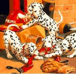 Dalmatian Dogs Paint By Number