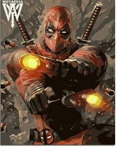 Deadpool Paint By Number