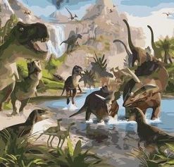 Dinosaur Park Paint By Number