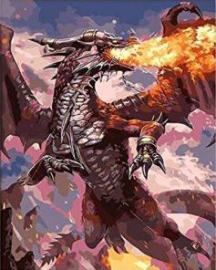 Dragon Fire Paint By Number