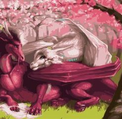 Dragons In Love Paint By Number