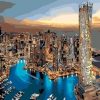 Dubai From Sky View Paint By Number