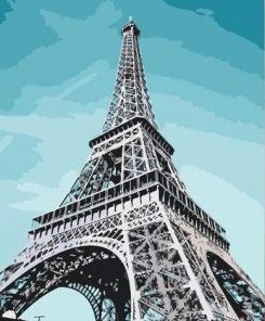 Eiffel Tower Paris Paint By Number