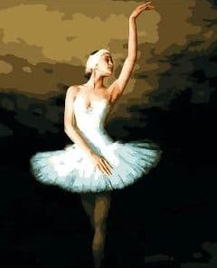 Elegant Ballerina Paint By Number