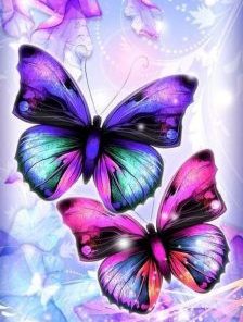 Fantasy Butterflies Paint By Number