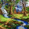 Fantasy House Forest Paint By Number