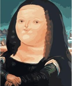 Fat Mona Lisa Paint By Number