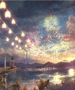 Fireworks At Nights Paint By Number