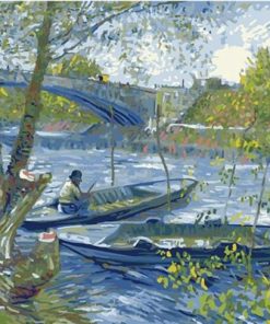 Fishing In Spring By Van Gogh Paint By Number