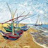 Fishing Boats By Van Gogh Paint By Number