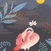 Flamingo At Night Paint By Number