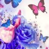 Flower And Butterfly Paint By Number