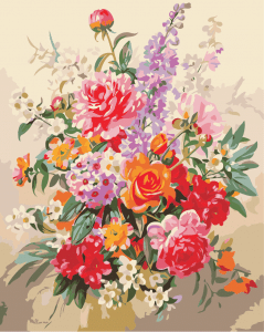 Flower Bouquet Paint By Number